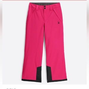 Spider big Girls insulated Snow pants size XL hot pink NWOT
